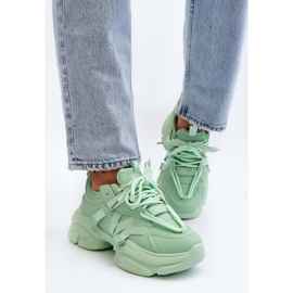 Buty Sportowe Model Windamella LA269P Green - Step in style zielone 2