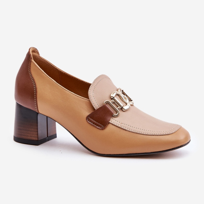 Czółenka Model Laura Messi 2861 Brown - Step in style brązowe 2