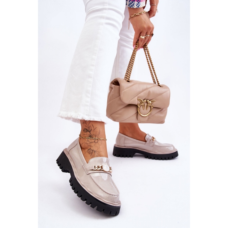 Mokasyny Model Ronin MR-X351 Light Grey - Step in style szare 1