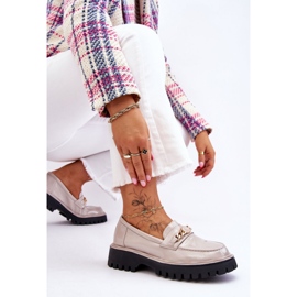 Mokasyny Model Ronin MR-X351 Light Grey - Step in style szare 2