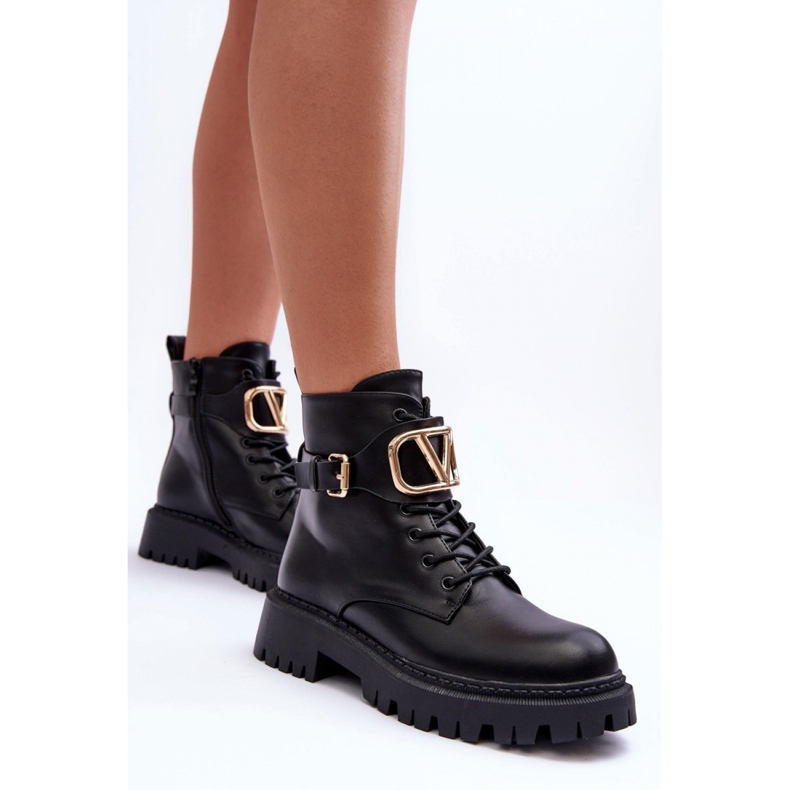 Workery Model Lalede H21-72 Black - Step in style czarne 2