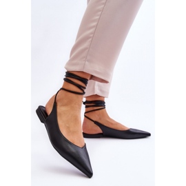 Baleriny Model Turriso 2530-1 Black - Step in style czarne 2