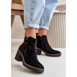 Botki Model Velarilla KE221 Black - Step in style czarne 1