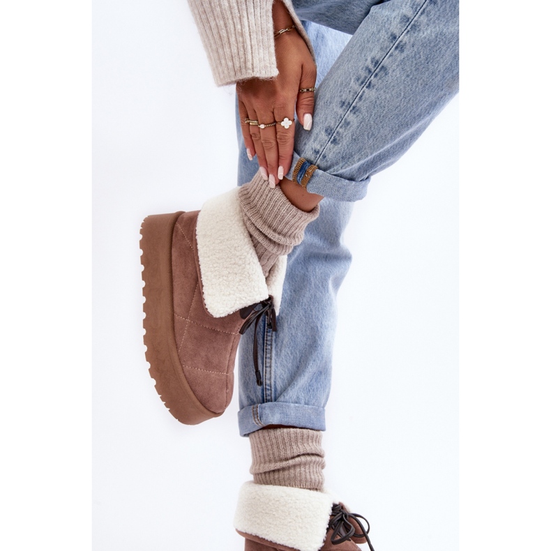 Śniegowce Model Olimuka VL212P Beige - Step in style beżowy 2