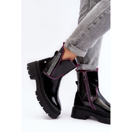 Botki Model Maciejka 06236-15 Black - Step in style czarne 2