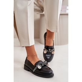 Mokasyny Model S.Barski HY42-331 Black - Step in style czarne 1