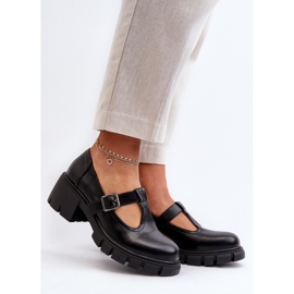 Półbuty Model Emelna RMR2038D-8 Black - Step in style czarne 1