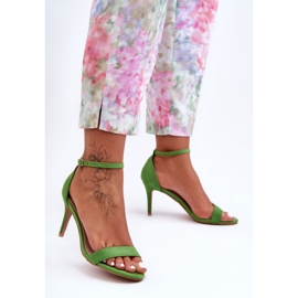 Sandały Model Tossa LE0102P Green - Step in style zielone 2