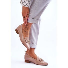 Mokasyny Model Asselia 23-10917 Beige - Step in style beżowy 1