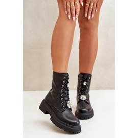 Workery Model Kristines LQ-122 Black - Step in style czarne 1