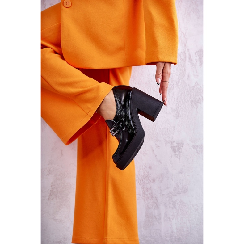 Półbuty Model Jaime 20116 Black Lakier - Step in style czarne 2