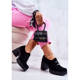 Półbuty Model Harmell 20097 Black Zamsz - Step in style czarne 2