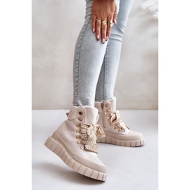 Botki Model Alcyhen 24BT26-7929 Beige - Step in style beżowy 1