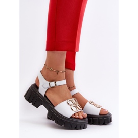Sandały Model Vinceza 7910 White - Step in style białe 1