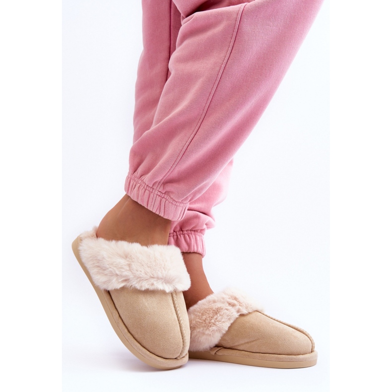 Kapcie Model Pinky BO-609 Light Beige - Step in style beżowy 2