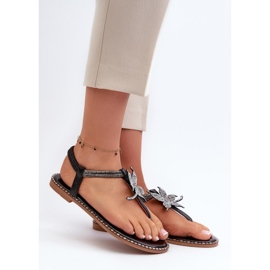 Sandały Model Edoni WWW502 Black - Step in style czarne 1