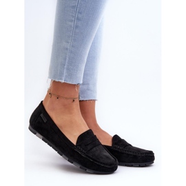 Mokasyny Model Big Star NN274929 Memory Foam System Black - Step in style czarne 1