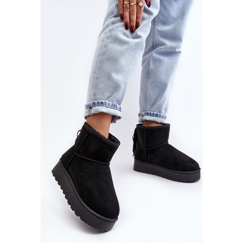 Śniegowce Model Lirico 20222-4A Black - Step in style czarne 2