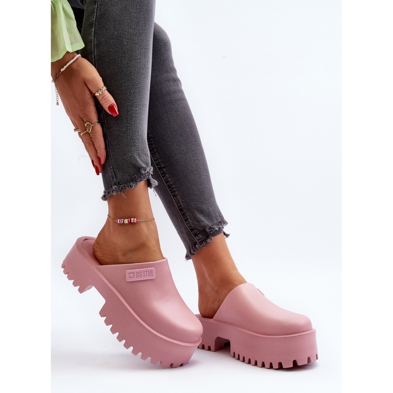 Sandał Klapki Model Big Star NN274020 Pink - Step in style różowe 1