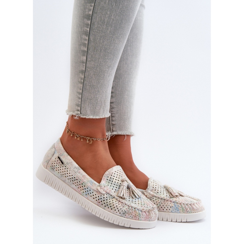 Mokasyny Model Tinami HH503-58 Multicolor - Step in style wielokolorowe 1