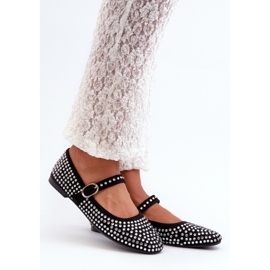 Baleriny Model Tinara T613P Black - Step in style czarne 1