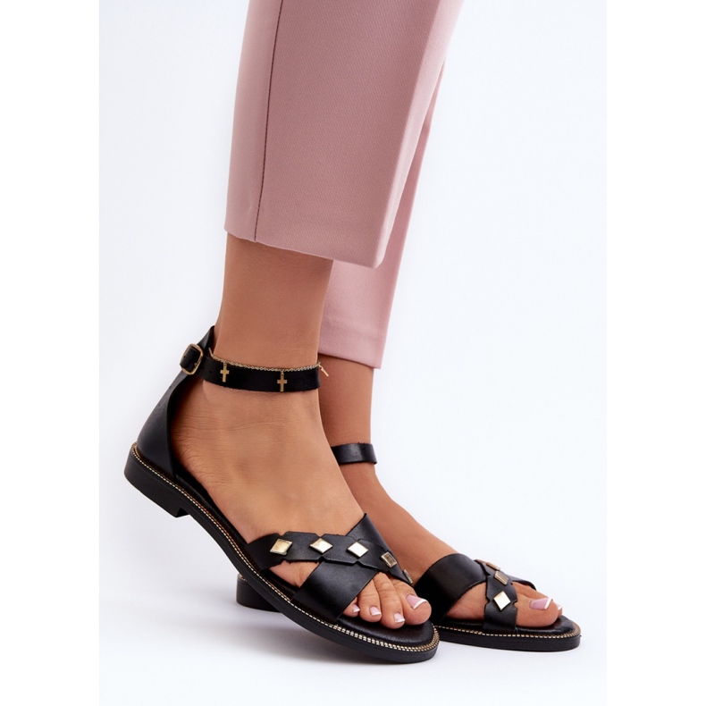 Sandały Model Zazoo 40378 Black - Step in style czarne 1