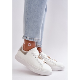 Trampki Model Cillione 2793 White/Silver - Step in style szare 1