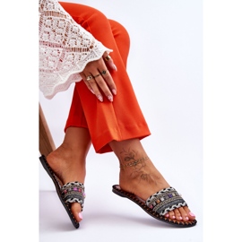 Sandał Klapki Model Bellisa CK270P Black - Step in style czarne 2