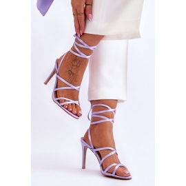 Sandały Model Meya H8-392 Violet - Step in style fioletowe 1