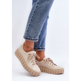 Półbuty Model Zazoo 2919/054 Beige - Step in style beżowy 1