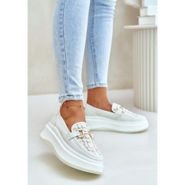 Mokasyny Model Vinceza 89105 Light Beige - Step in style beżowy 1