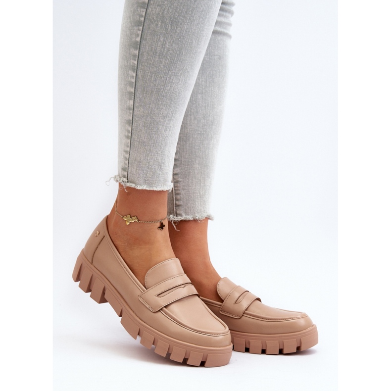 Mokasyny Model Seravisa 58275 Beige - Step in style beżowy 1