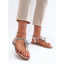 Sandały Model Edoni WWW502 Silver - Step in style szare 1