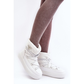 Śniegowce Model Fleure NB606 White - Step in style białe 1