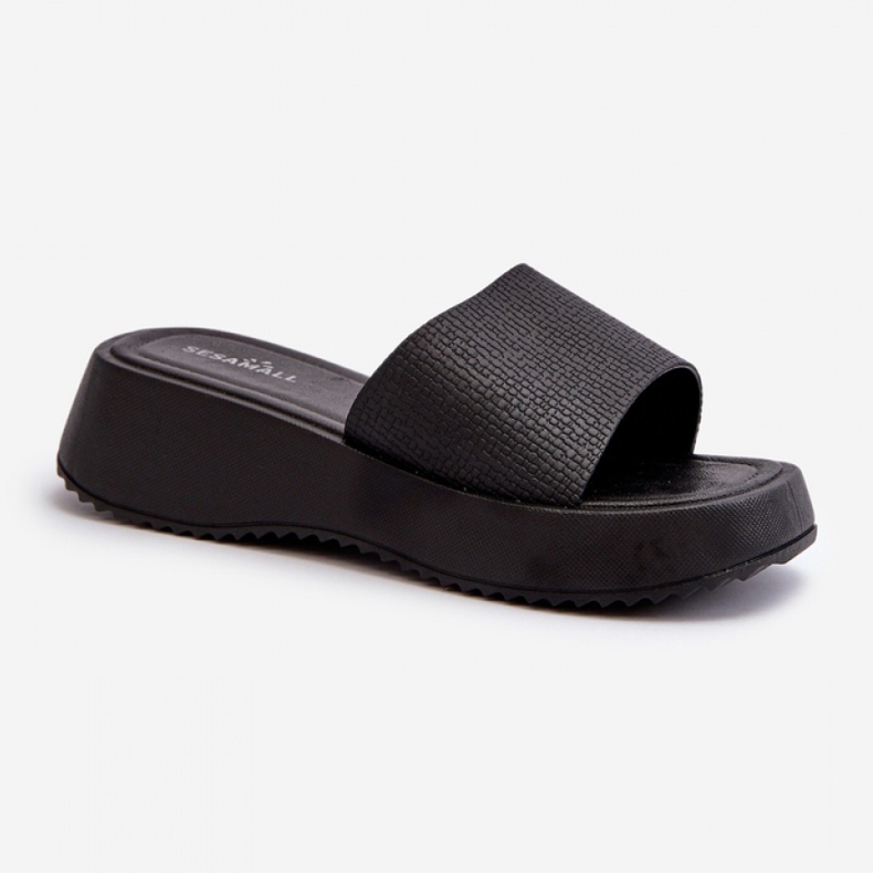 Sandał Klapki Model Vimarils 695-01 Black - Step in style czarne 2