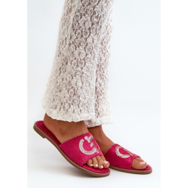 Sandał Klapki Model S.Barski KV27-052 Fuksja - Step in style różowe 1