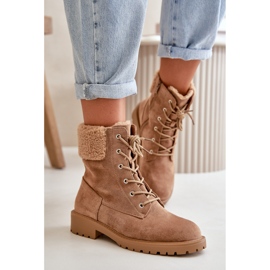 Workery Model Mivael QT86 Brown - Step in style brązowe 1