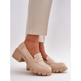 Półbuty Model Menloa 68222 Beige - Step in style beżowy 1