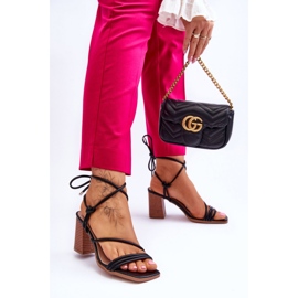 Sandały Model Seyna H8-380 Black - Step in style czarne 2