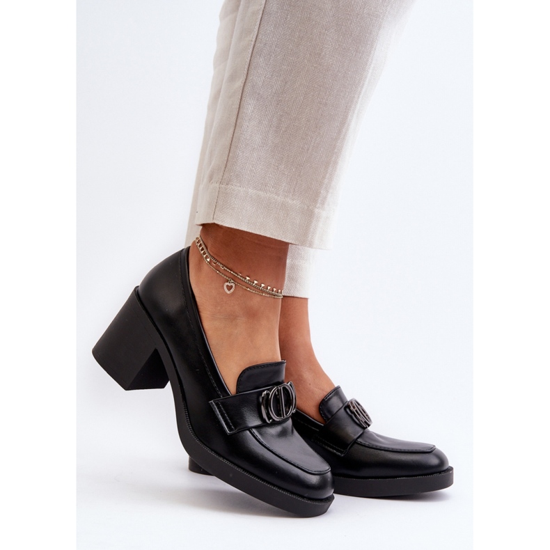 Półbuty Model Nedarea RMR2394D-4 Black - Step in style czarne 1