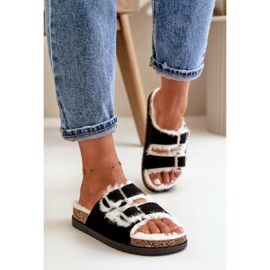 Kapcie Model Ezilena WSL-200 Black - Step in style czarne 1