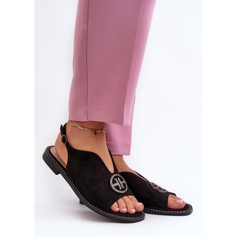 Sandały Model S.Barski KV27-059 Black - Step in style czarne 1