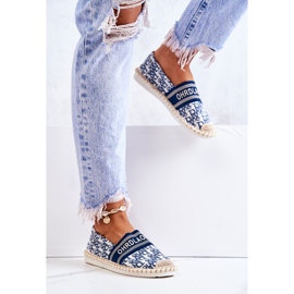 Espadryle Model Warm Time NB358P Blue - Step in style niebieskie 2