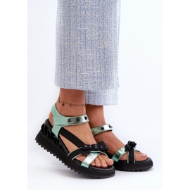 Sandały Model Da CR956 Green - Step in style zielone 1