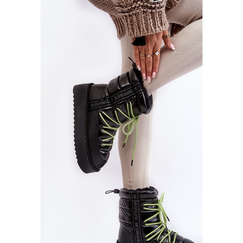 Śniegowce Model D.Franklin DFSH371007 Black - Step in style czarne 2