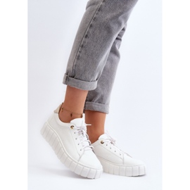 Półbuty Model Zazoo 2919 2919/009 White - Step in style białe 1