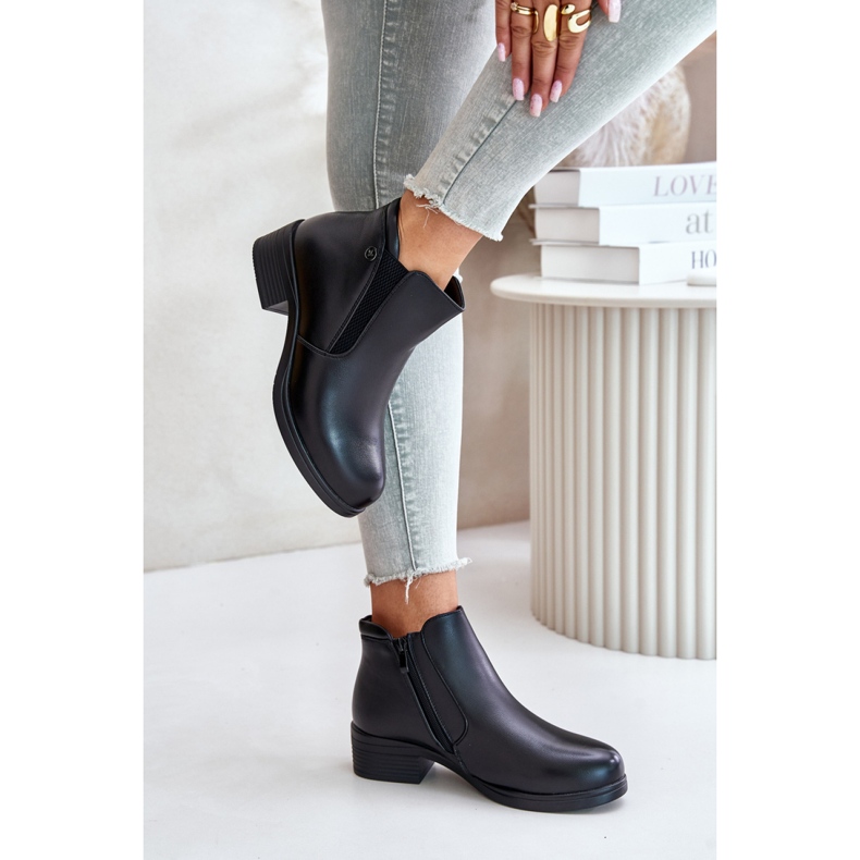 Botki Model Vinceza 85150 Black - Step in style czarne 1