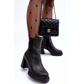 Botki Model Lemar Liresa 60440 Black - Step in style czarne 1
