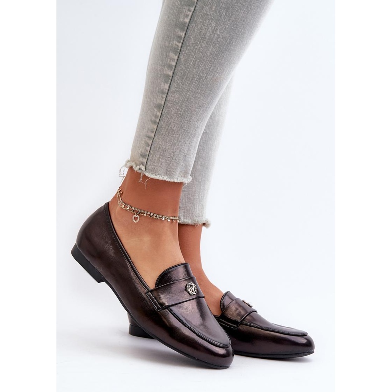 Mokasyny Model Sylvaine 24PB98-6990 Black - Step in style czarne 1