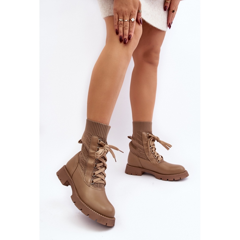 Botki Model Gentiana 8573A Brown - Step in style brązowe 1